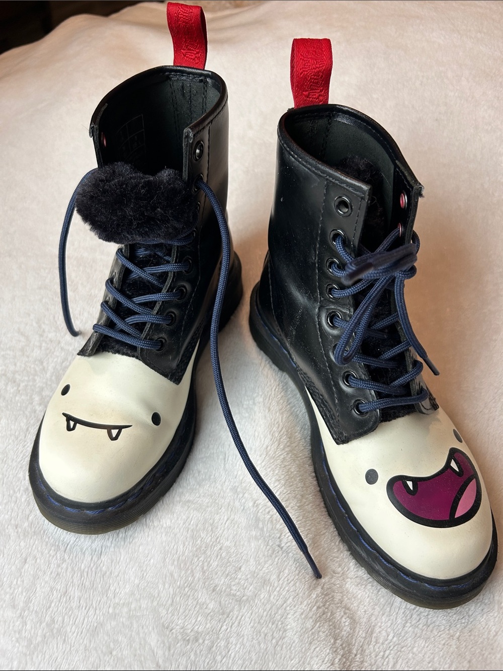 Adventure Time Marceline Vampire Queen Dr Martens Boots US 5 Rare GUC